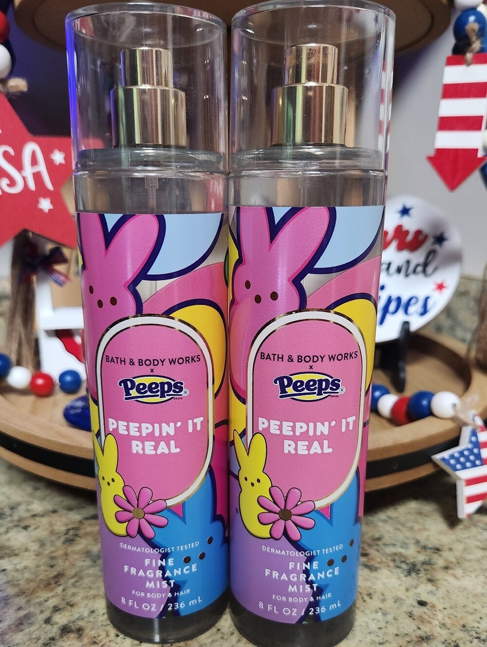 Bath and Body Works x Peeps "Peepin' It Real" Body Spray Bundle of 2